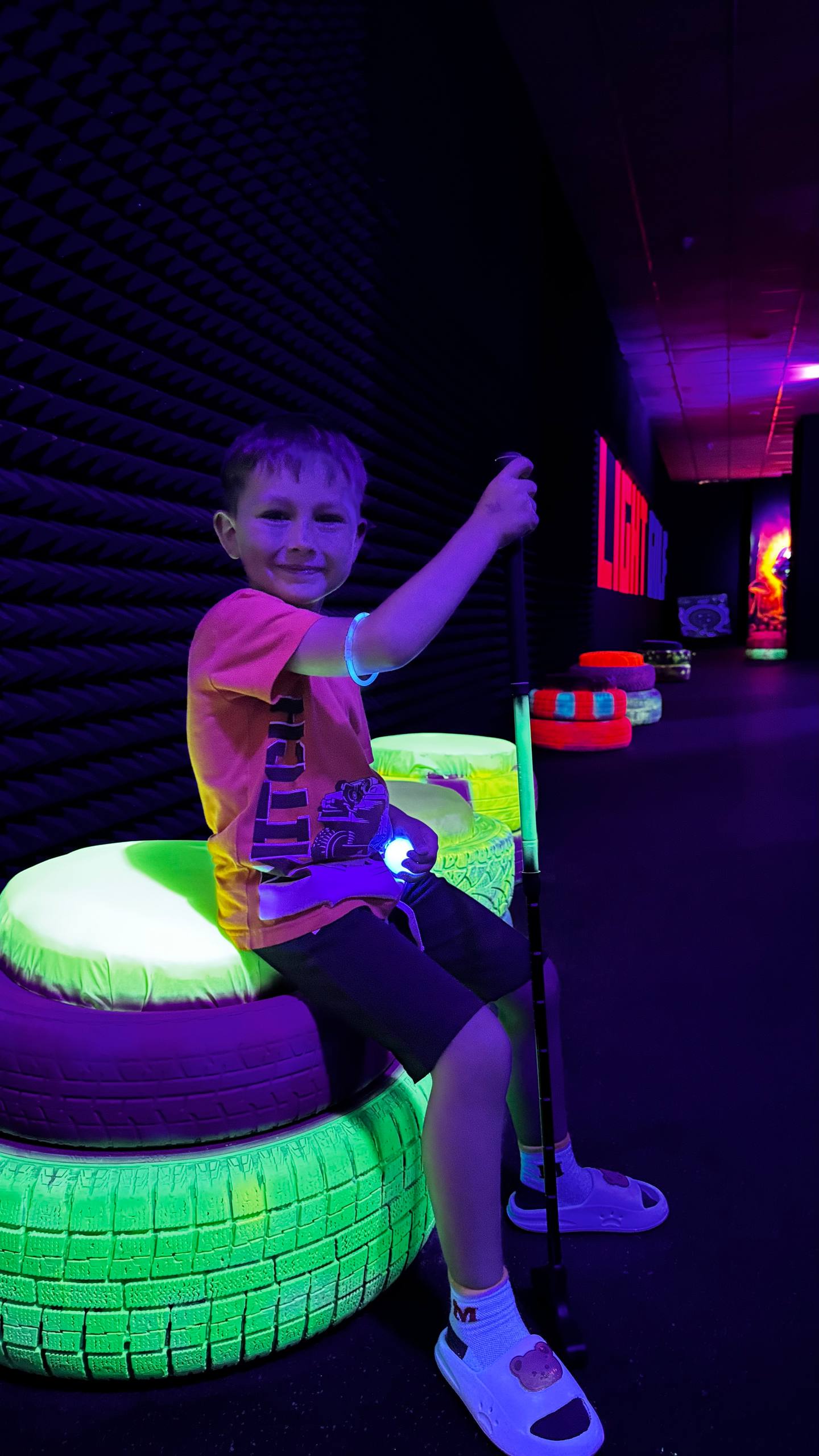детский день рождения Light Golf